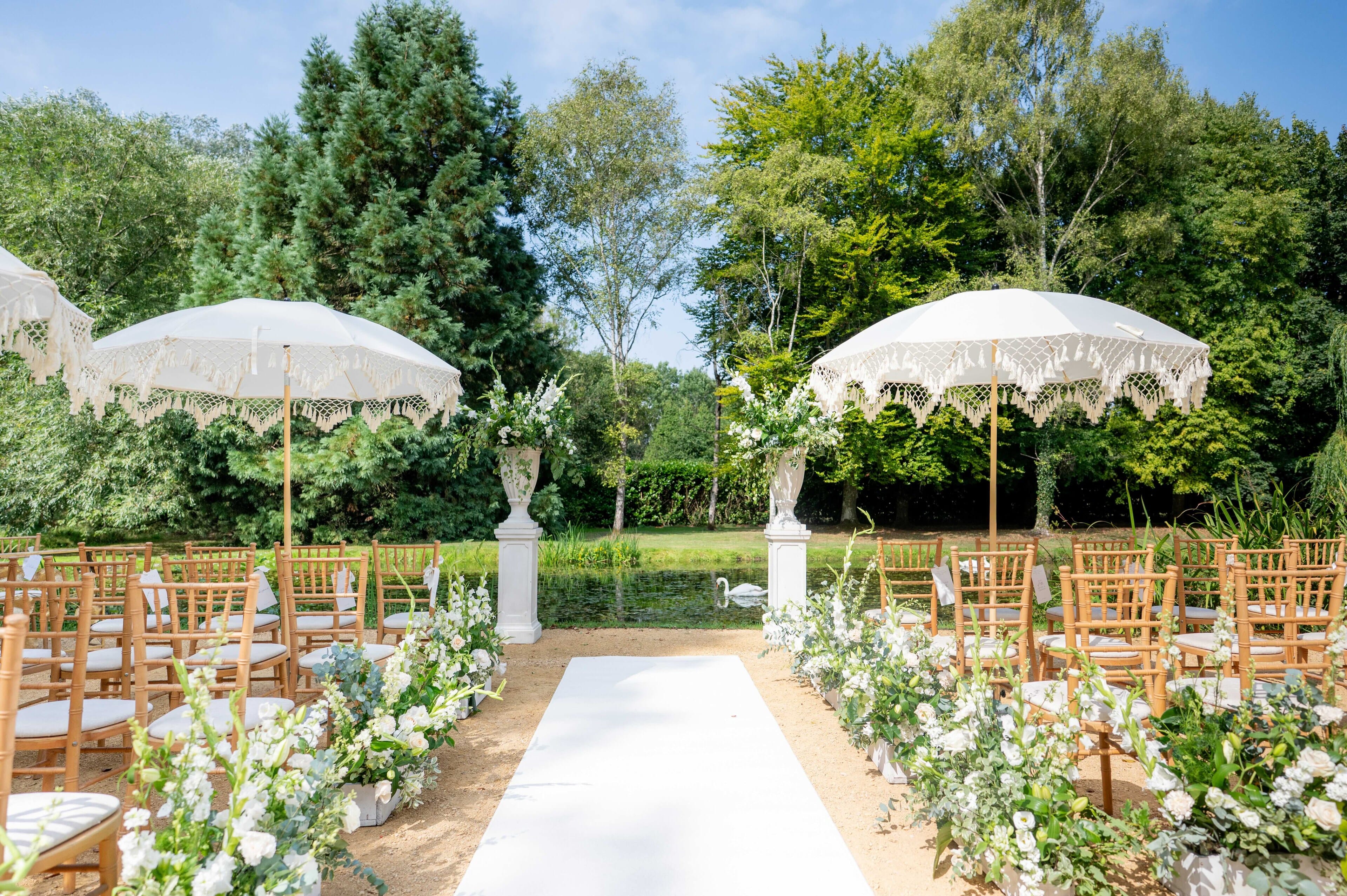 Wedding down at the lakes